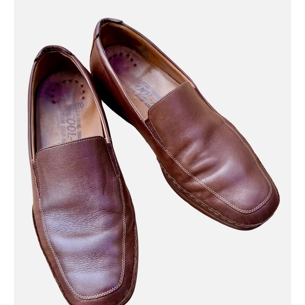 Mephisto Edlef Brown Leather Slip On Comfort Shoes Mens 11‎ Air Relax